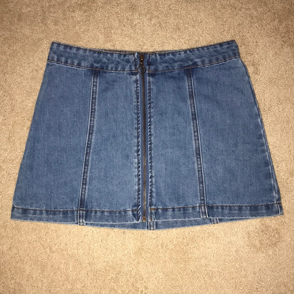 Altars State denim skirt with zipper